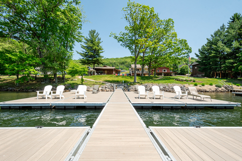 Relax on the Dock at our Lakefront Property
