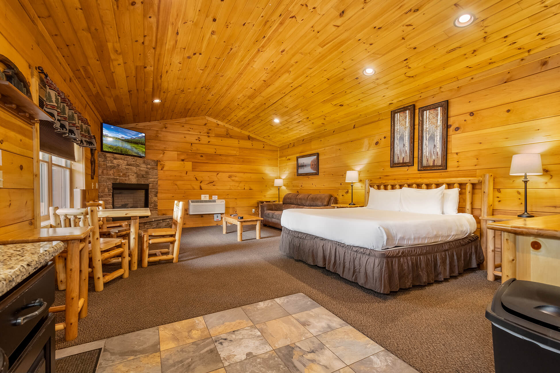 Lakefront Cabin 1 Interior
